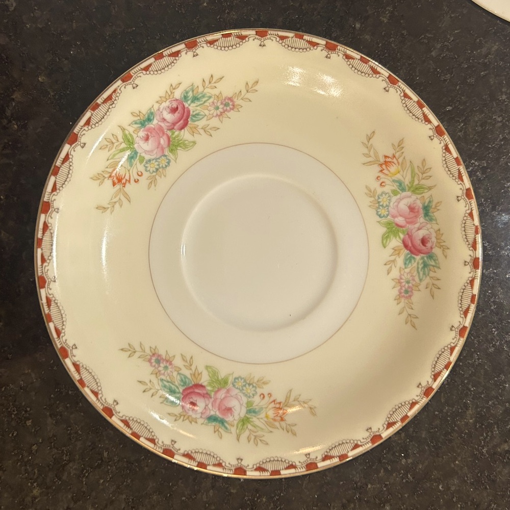 Antique Tea saucers. 4 available
